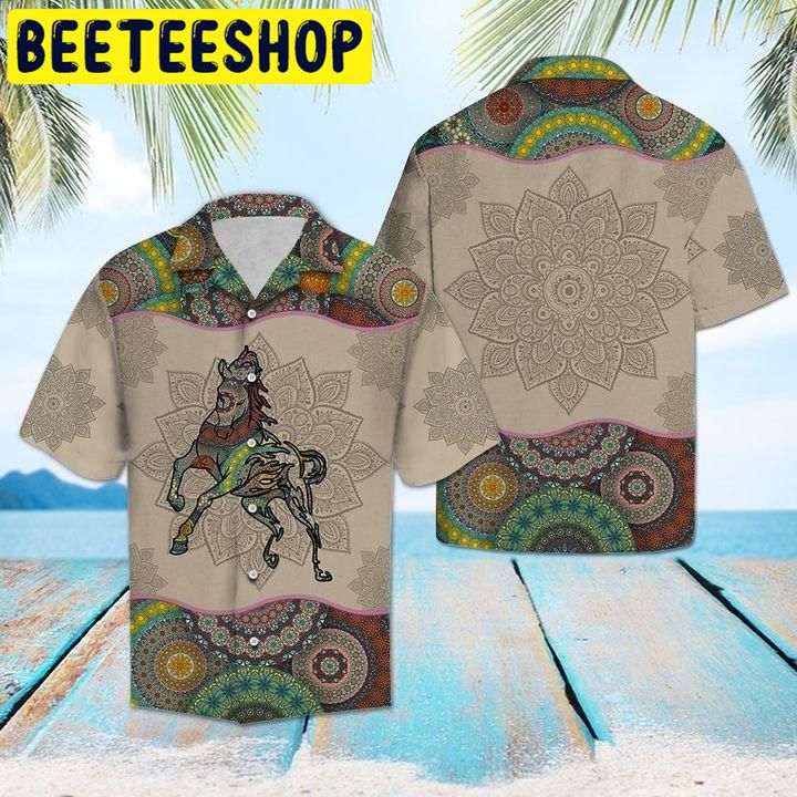 Horse Mandala Hawaiian Shirt Horse Mandala Hawaiian Shirt