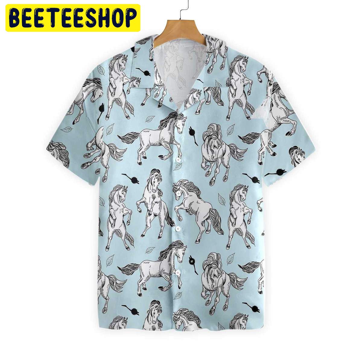 Horse Seamless Pattern Trending Hawaiian Shirt Horse Seamless Pattern Trending Hawaiian Shirt