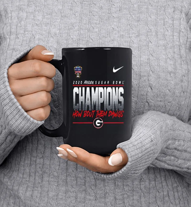 How Bout Them Dawgs Georgia Bulldogs Champions 2020 Allstate Sugar Bowl Mug How Bout Them Dawgs Georgia Bulldogs Champions 2020 Allstate Sugar Bowl Mug