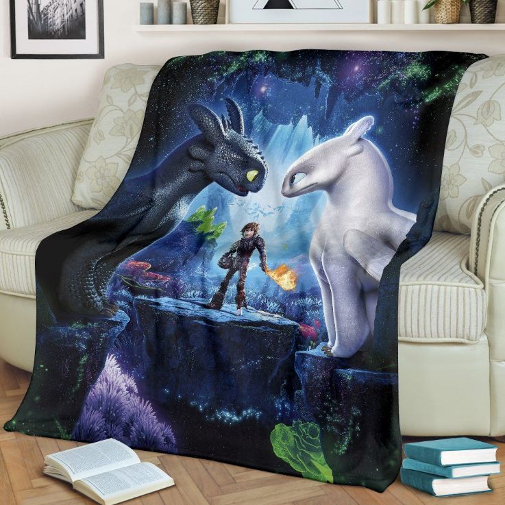 How To Train Your Dragon Fleece Blanket Throw Blanket How To Train Your Dragon Fleece Blanket Throw Blanket