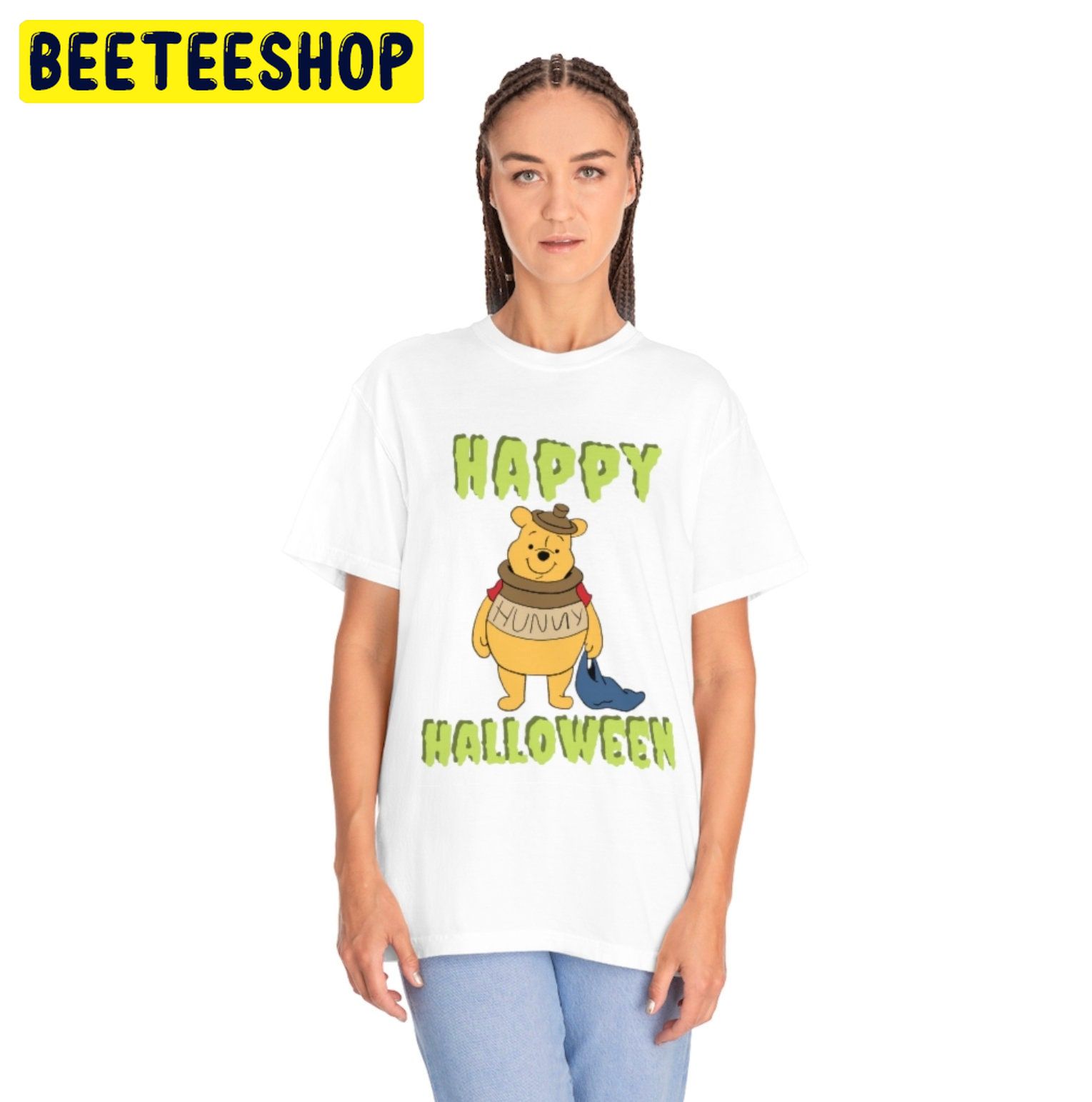 Hunny Happy Halloween Pooh Spoohky Trending Unisex Shirt Hunny Happy Halloween Pooh Spoohky Trending Unisex Shirt