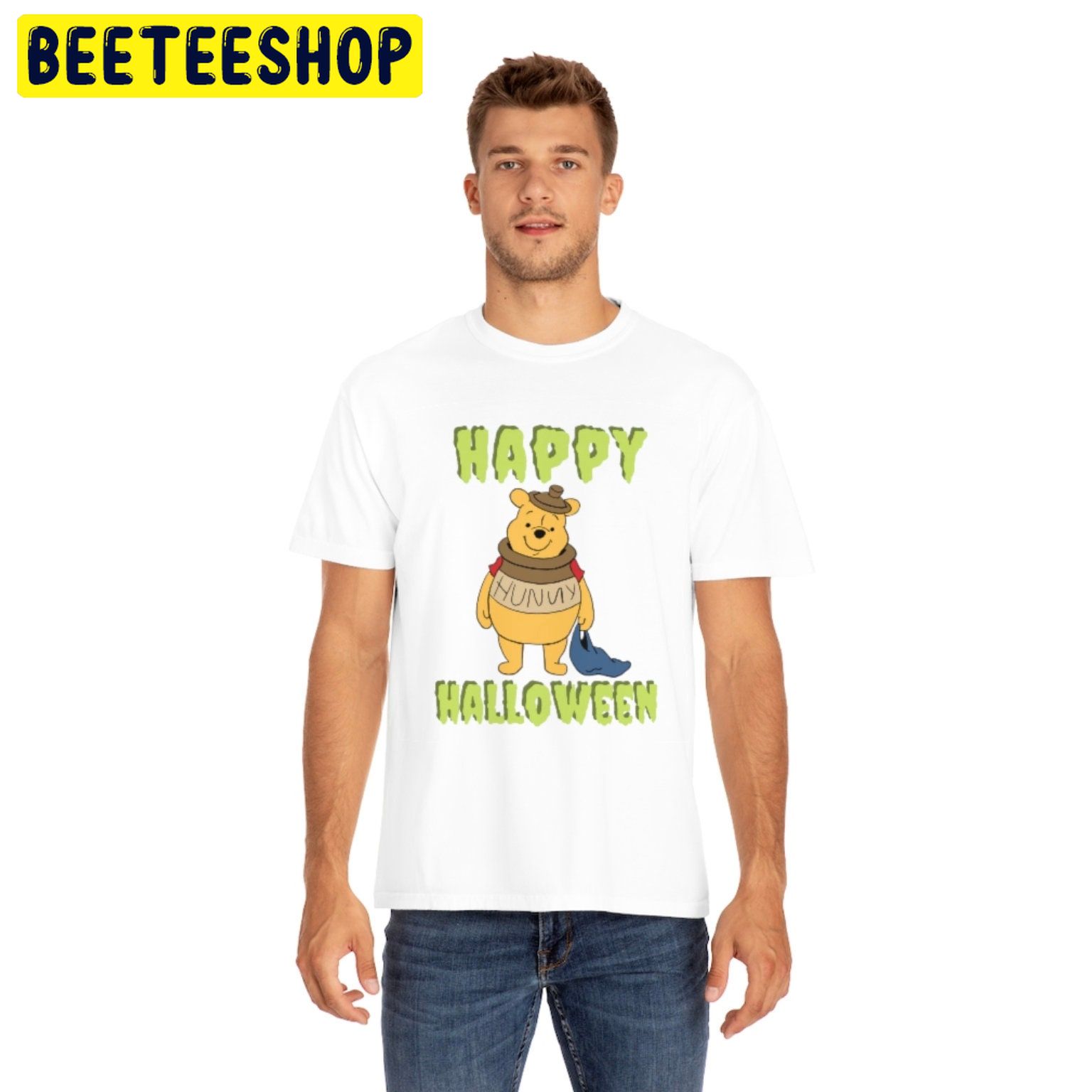 Hunny Happy Halloween Pooh Spoohky Trending Unisex Shirt Hunny Happy Halloween Pooh Spoohky Trending Unisex Shirt
