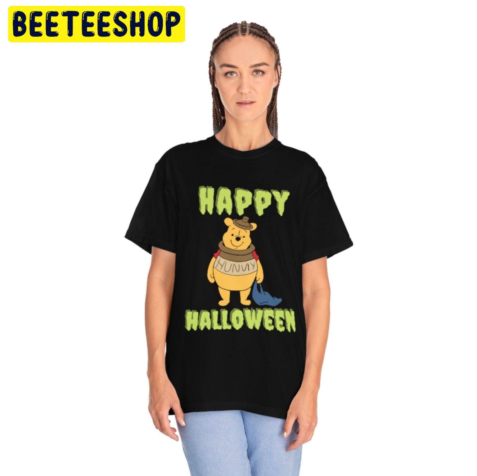 Hunny Happy Halloween Pooh Spoohky Trending Unisex Shirt Hunny Happy Halloween Pooh Spoohky Trending Unisex Shirt