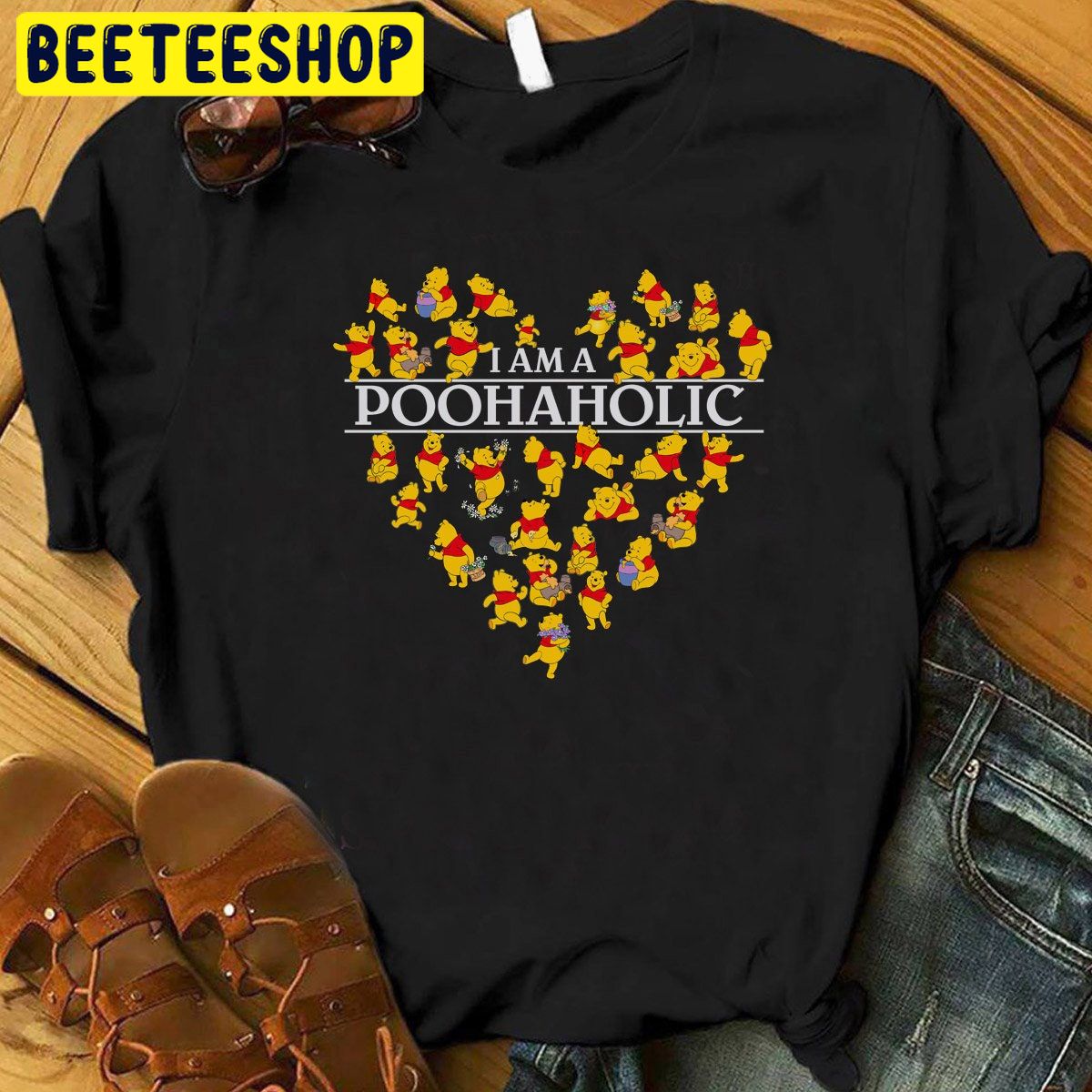 I Am A Poohhaholic Disney Winnie The Pooh Trending Unisex Shirt I Am A Poohhaholic Disney Winnie The Pooh Trending Unisex Shirt