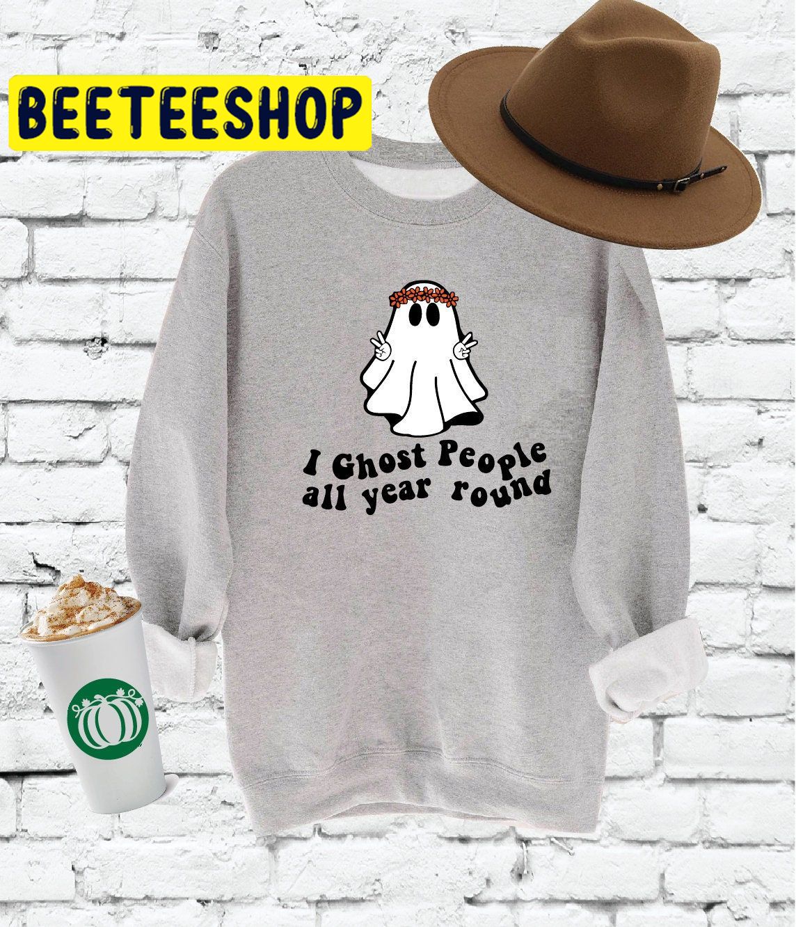 I Ghost People All Year Round Pullover HalloweenTrending Unisex Shirt I Ghost People All Year Round Pullover HalloweenTrending Unisex Shirt