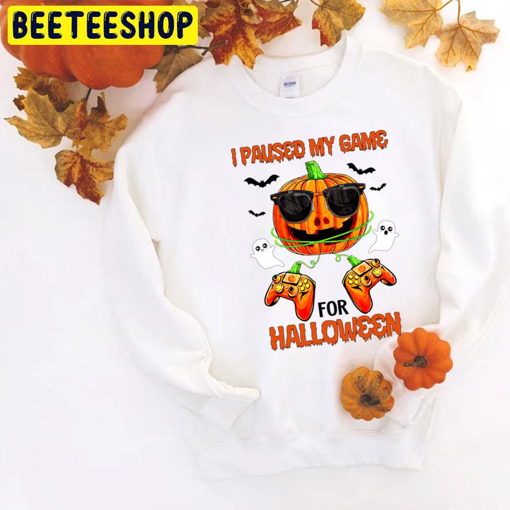 I Paused My Game For Halloween Trending Unisex T-Shirt I Paused My Game For Halloween Trending Unisex T-Shirt