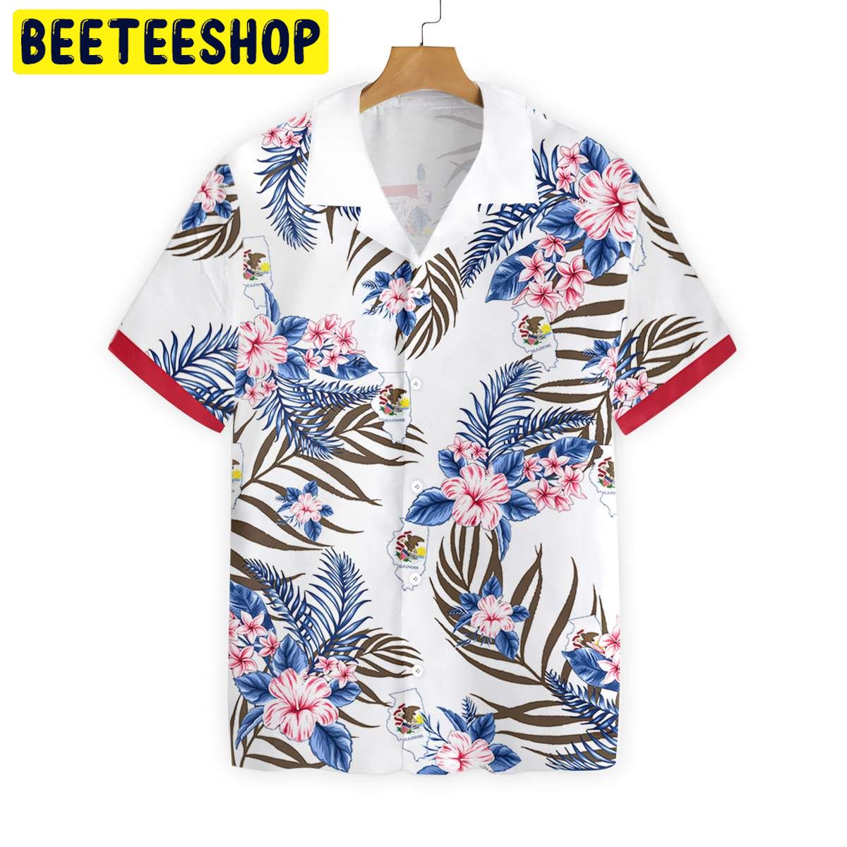 Illinois Proud Trending Hawaiian Shirt Illinois Proud Trending Hawaiian Shirt