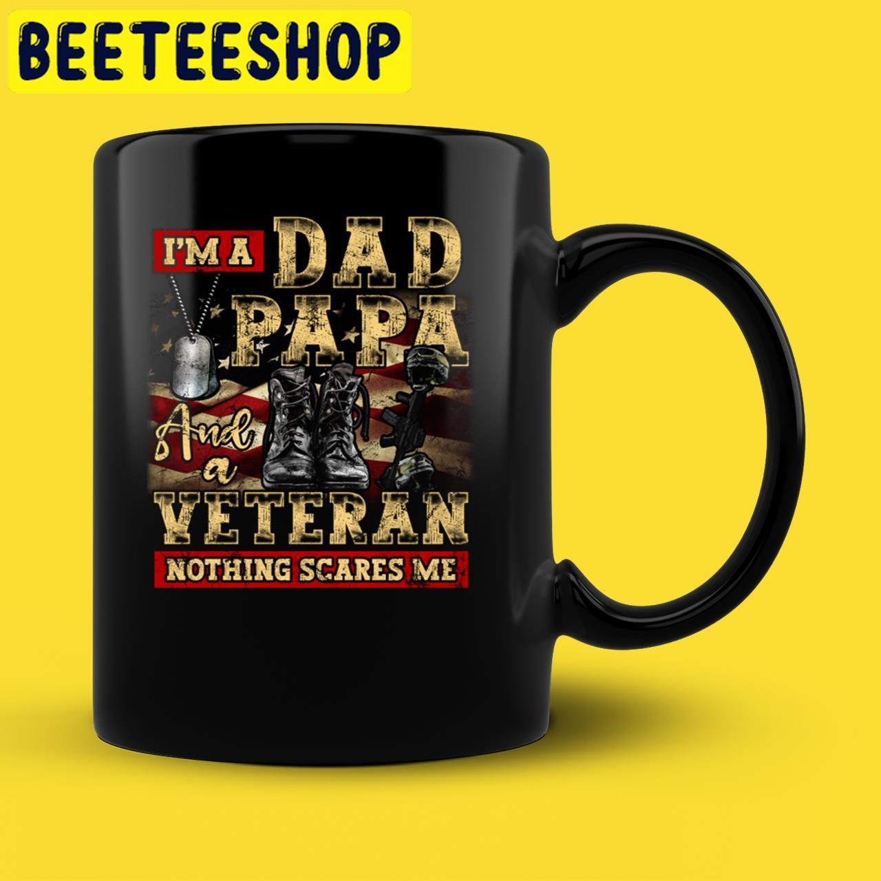 I'm A Dad Papa And A Veteran Father Veteran Halloween Trending Unisex T-Shirt I'm A Dad Papa And A Veteran Father Veteran Halloween Trending Unisex T-Shirt