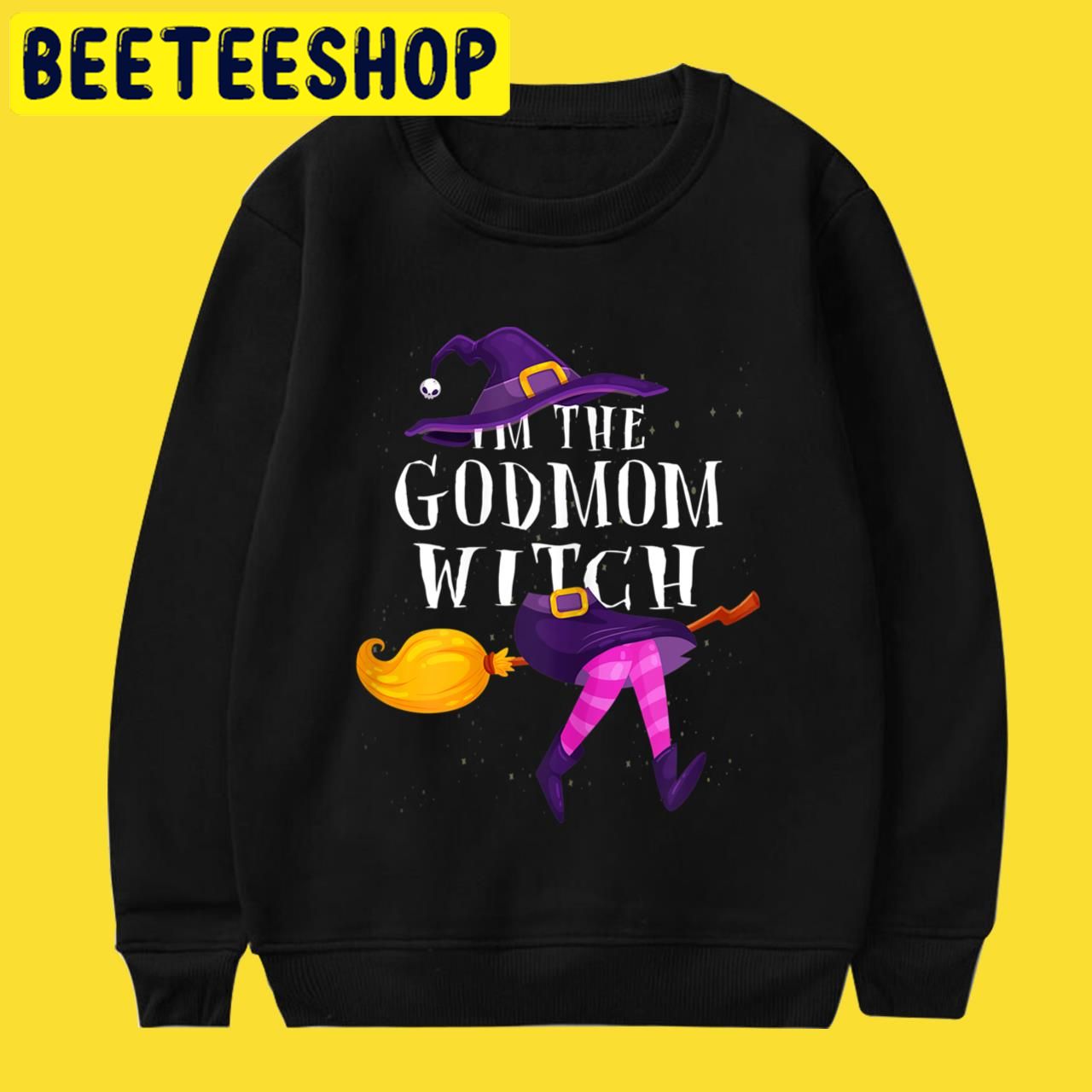 I'm The Godmom Witch Costume Godmother Cutes Halloween Trending Unisex T-Shirt I'm The Godmom Witch Costume Godmother Cutes Halloween Trending Unisex T-Shirt