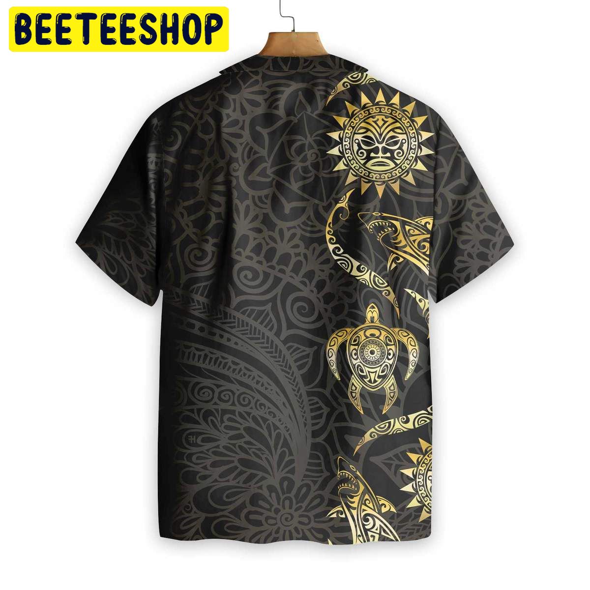 In The Ocean Polynesian Pattern Trending Hawaiian Shirt In The Ocean Polynesian Pattern Trending Hawaiian Shirt