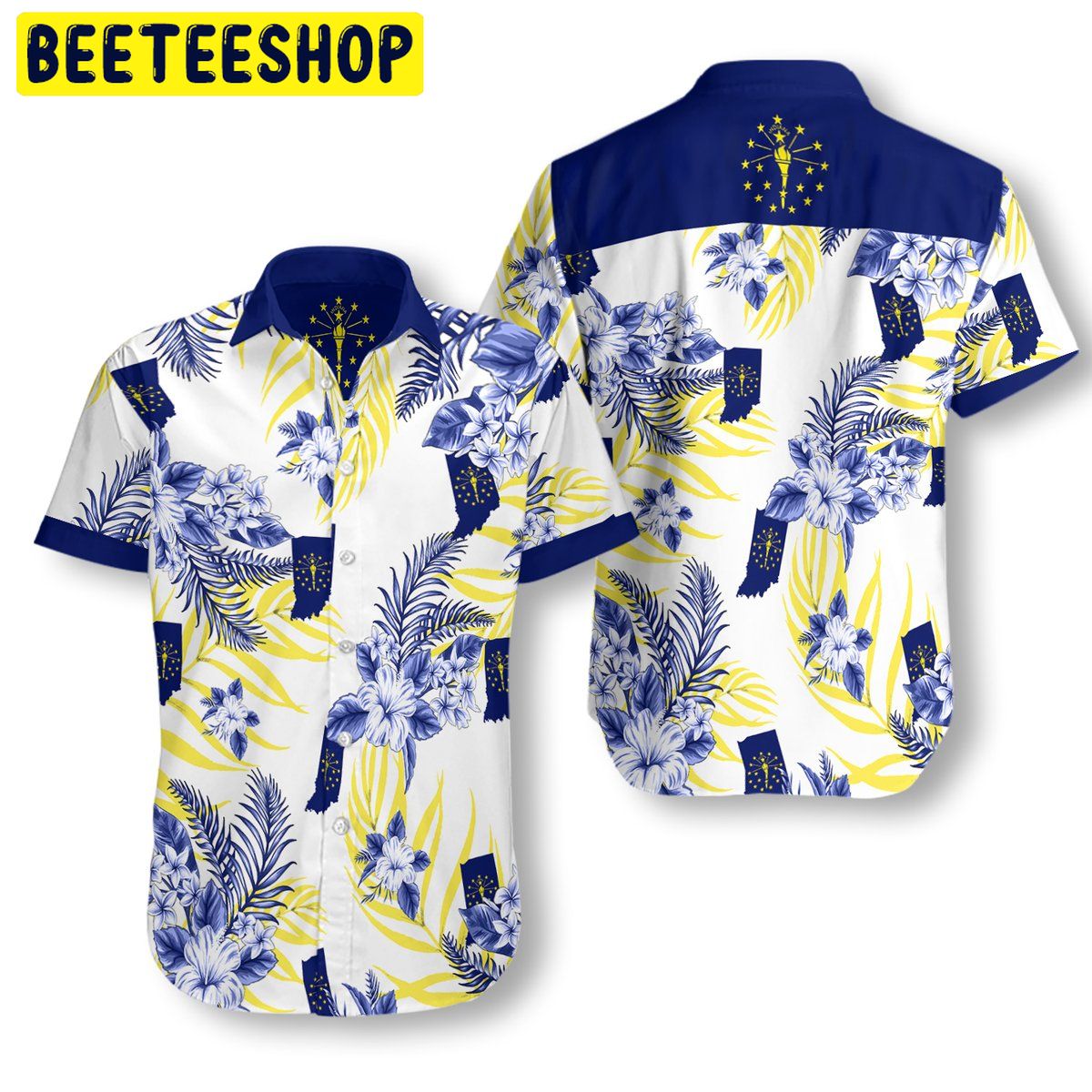 Indiana Proud Trending Hawaiian Shirt Indiana Proud Trending Hawaiian Shirt