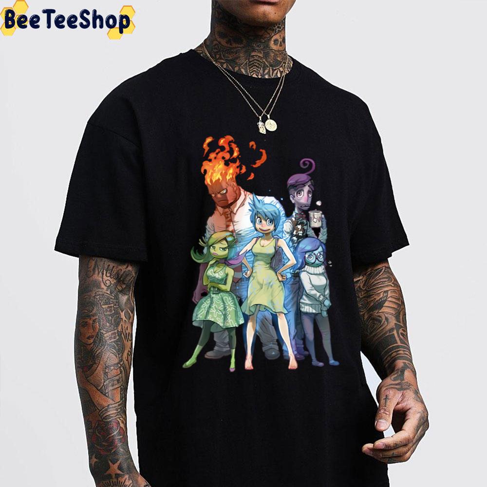 Inside Out 2 Art Trending Unisex T-Shirt Inside Out 2 Art Trending Unisex T-Shirt