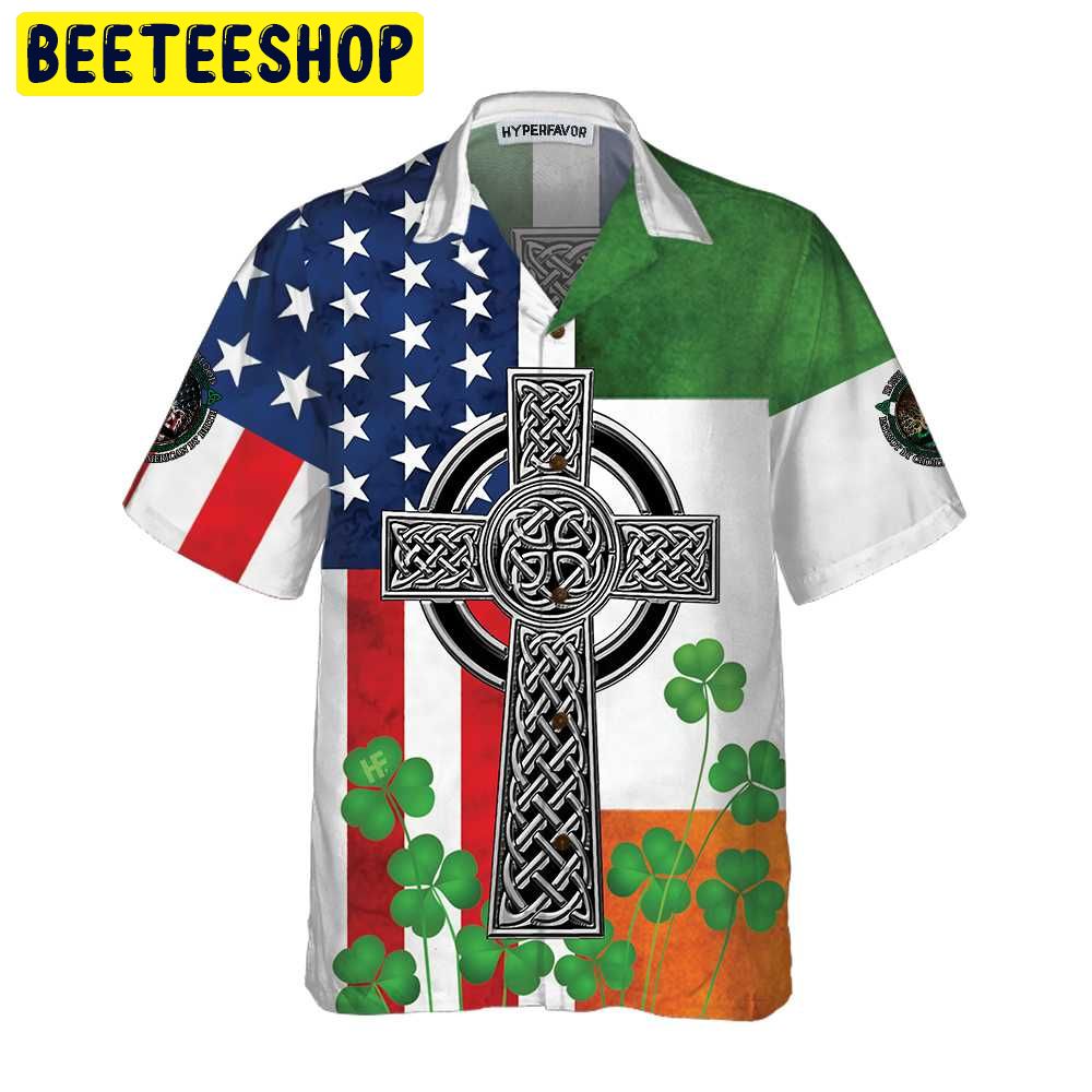 Irish American Trending Hawaiian Shirt Irish American Trending Hawaiian Shirt