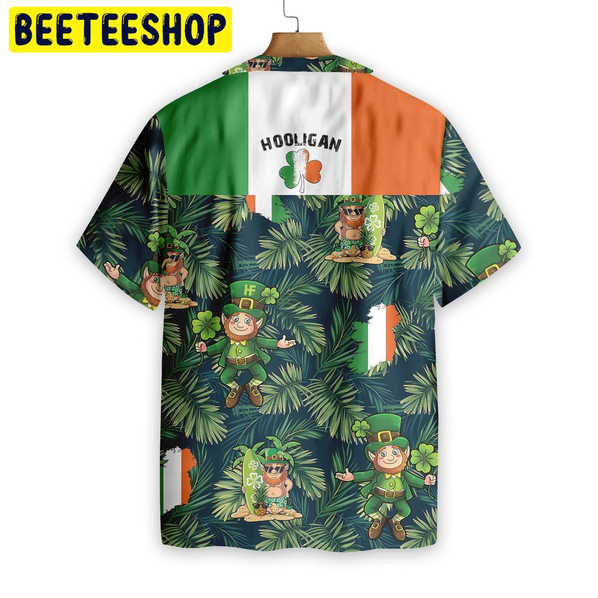 Irish Hooligan Saint Paddy's Day Trending Hawaiian Shirt Irish Hooligan Saint Paddy's Day Trending Hawaiian Shirt