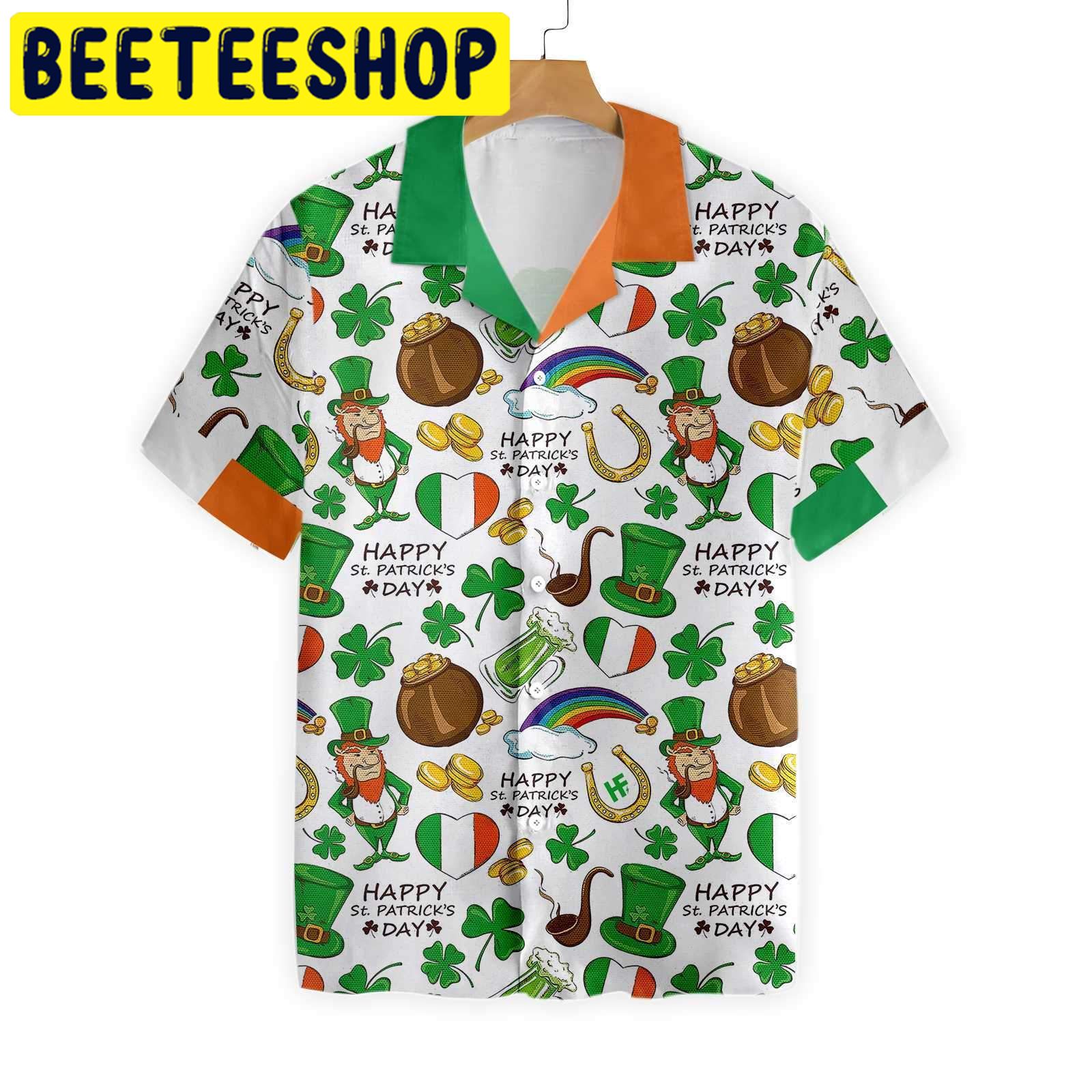 Irish Saint Patrick's Day Hawaiian Shirt 1059 Irish Saint Patrick's Day Hawaiian Shirt 1059