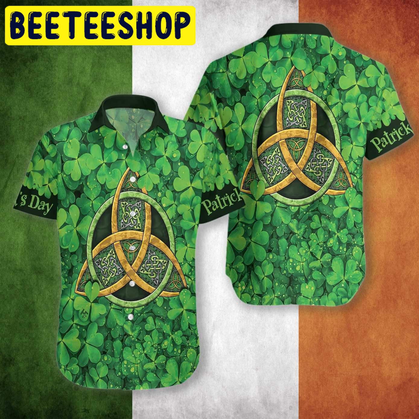 Irish Saint Patrick's Day Hawaiian Shirt 1459 Irish Saint Patrick's Day Hawaiian Shirt 1459