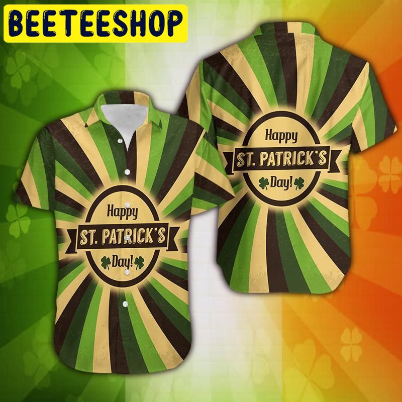Irish Saint Patrick's Day Hawaiian Shirt Irish Saint Patrick's Day Hawaiian Shirt