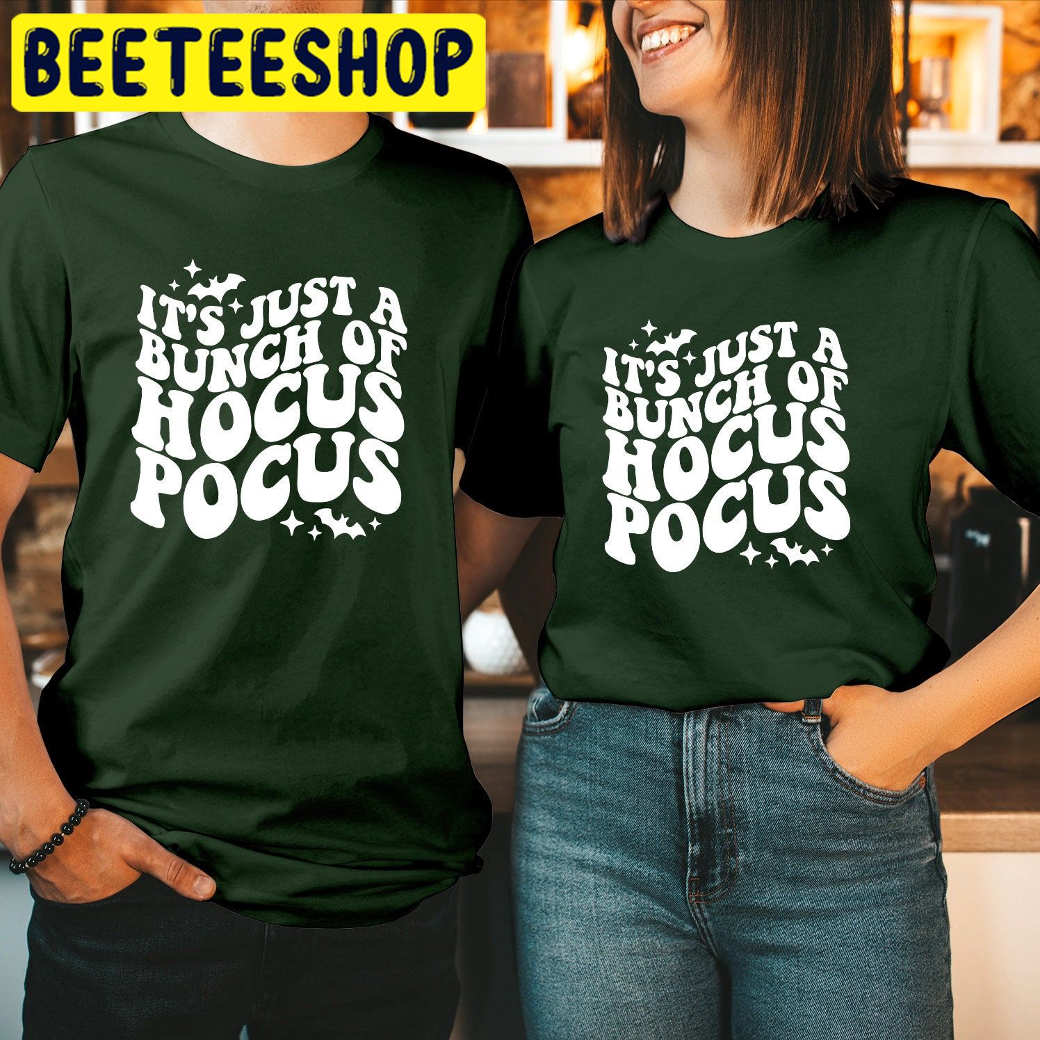 It's Just A Bunch Of Hocus Pocus Sanderson Sisters Art Halloween Trending Unisex Shirt It's Just A Bunch Of Hocus Pocus Sanderson Sisters Art Halloween Trending Unisex Shirt