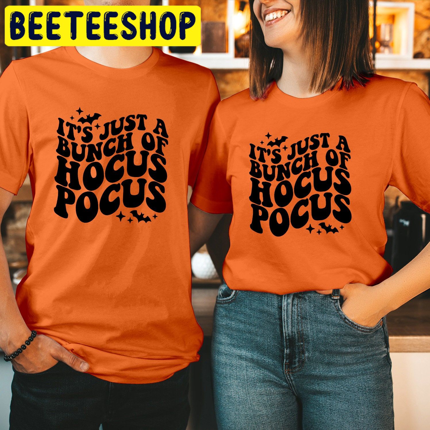It's Just A Bunch Of Hocus Pocus Sanderson Sisters Art Halloween Trending Unisex Shirt It's Just A Bunch Of Hocus Pocus Sanderson Sisters Art Halloween Trending Unisex Shirt