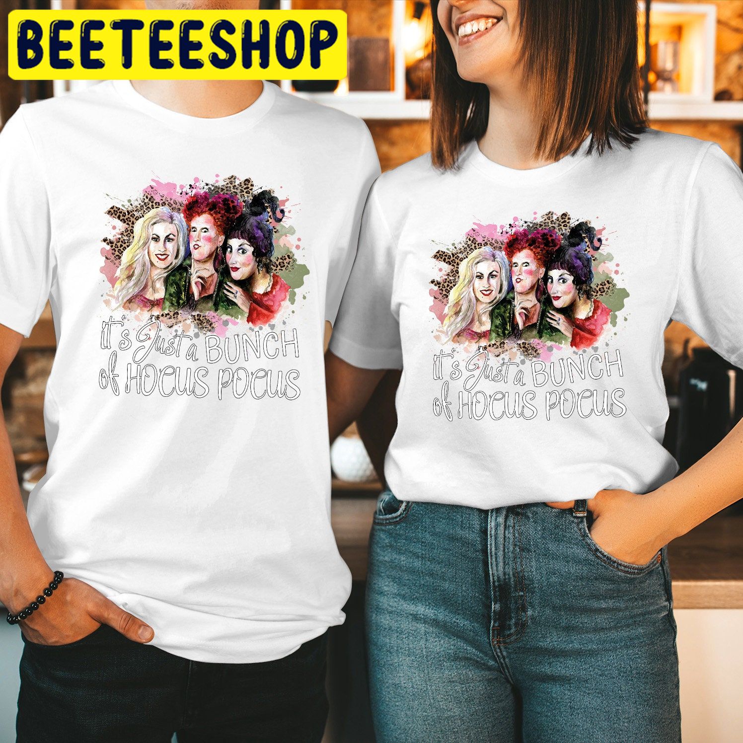 It's Just A Bunch Of Hocus Pocus Sanderson Sisters Halloween Trending Unisex Shirt It's Just A Bunch Of Hocus Pocus Sanderson Sisters Halloween Trending Unisex Shirt