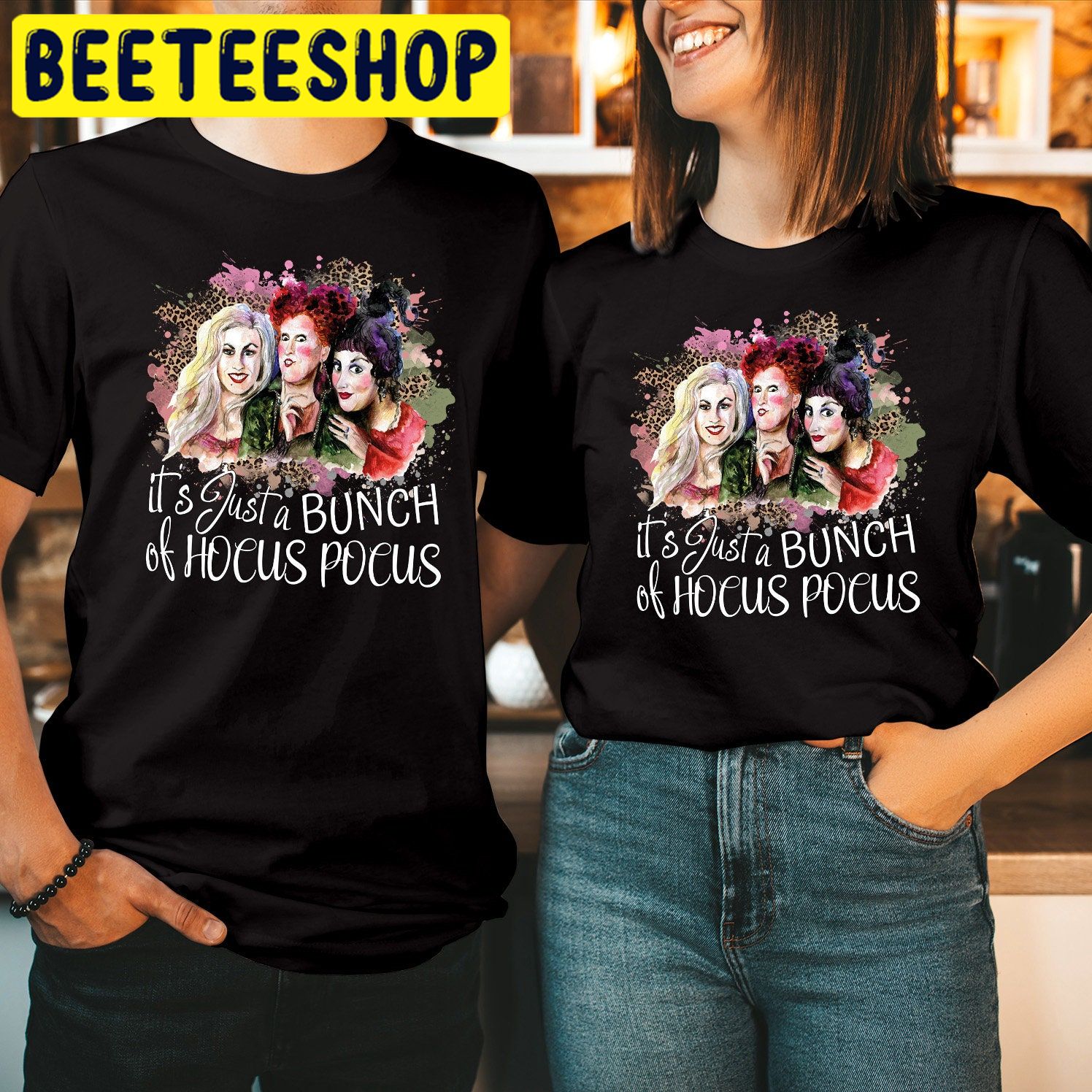 It's Just A Bunch Of Hocus Pocus Sanderson Sisters Halloween Trending Unisex Shirt It's Just A Bunch Of Hocus Pocus Sanderson Sisters Halloween Trending Unisex Shirt