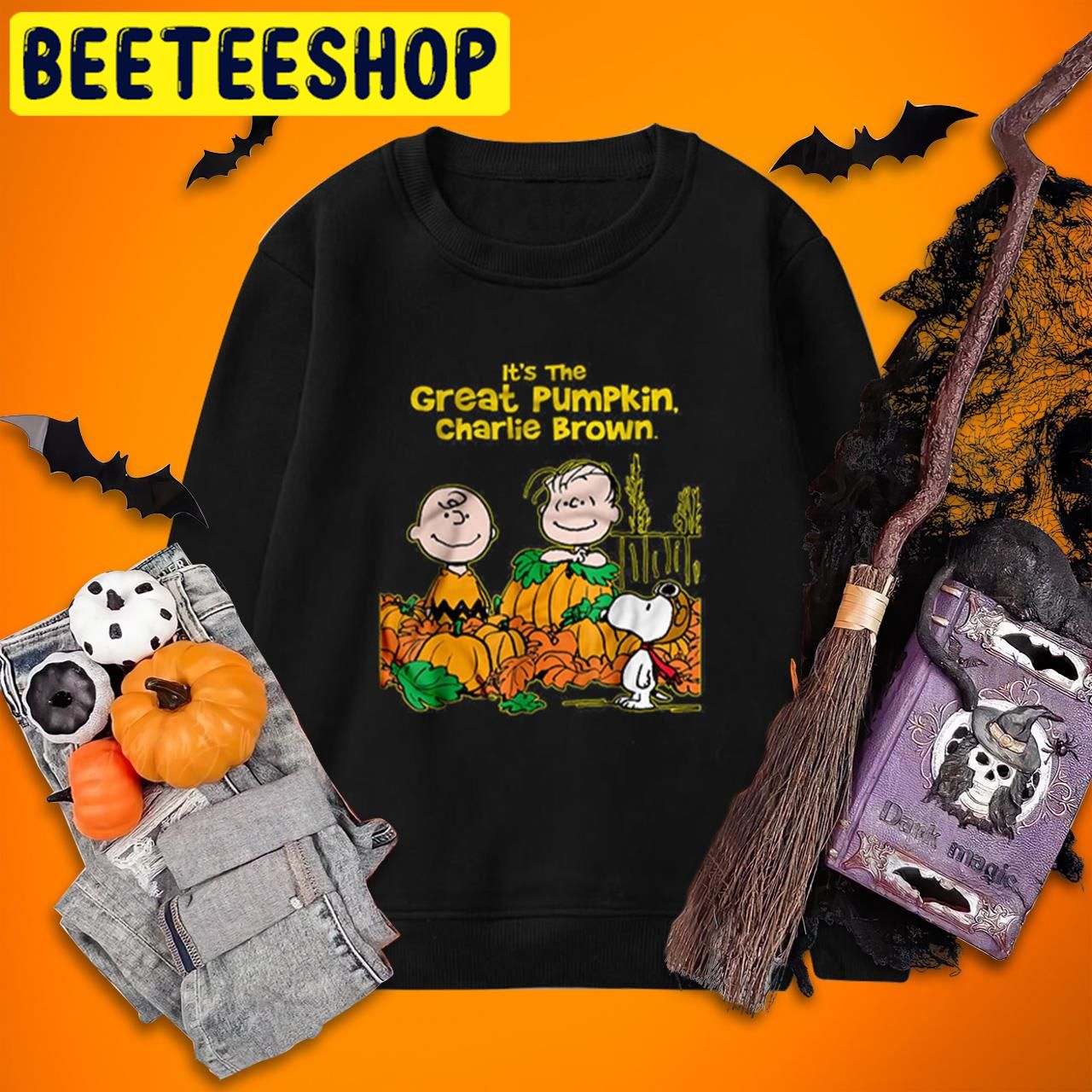 It's The Great Pumpkin Charlie Brown The Peanuts Movie Charlie Brown Halloween Trending Unisex T-Shirt It's The Great Pumpkin Charlie Brown The Peanuts Movie Charlie Brown Halloween Trending Unisex T-Shirt