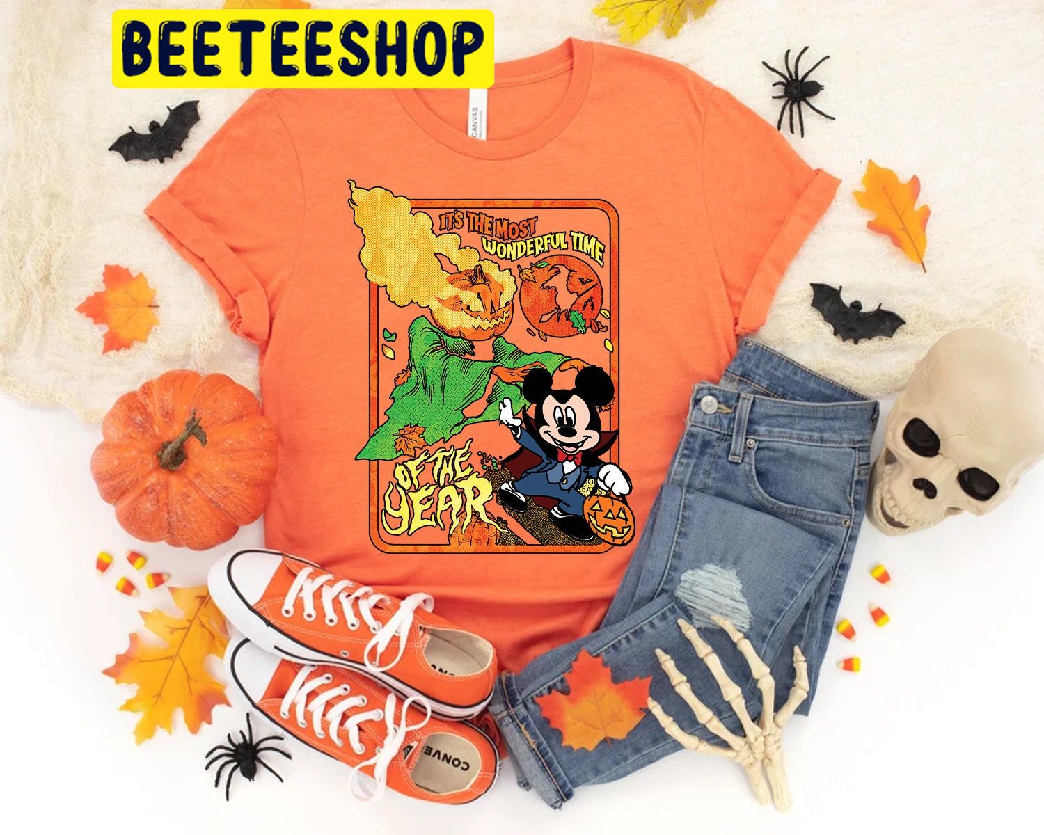 It's The Most Wonderful Time Of The Year Mickey Mouse Halloween Trending Unisex Shirt It's The Most Wonderful Time Of The Year Mickey Mouse Halloween Trending Unisex Shirt