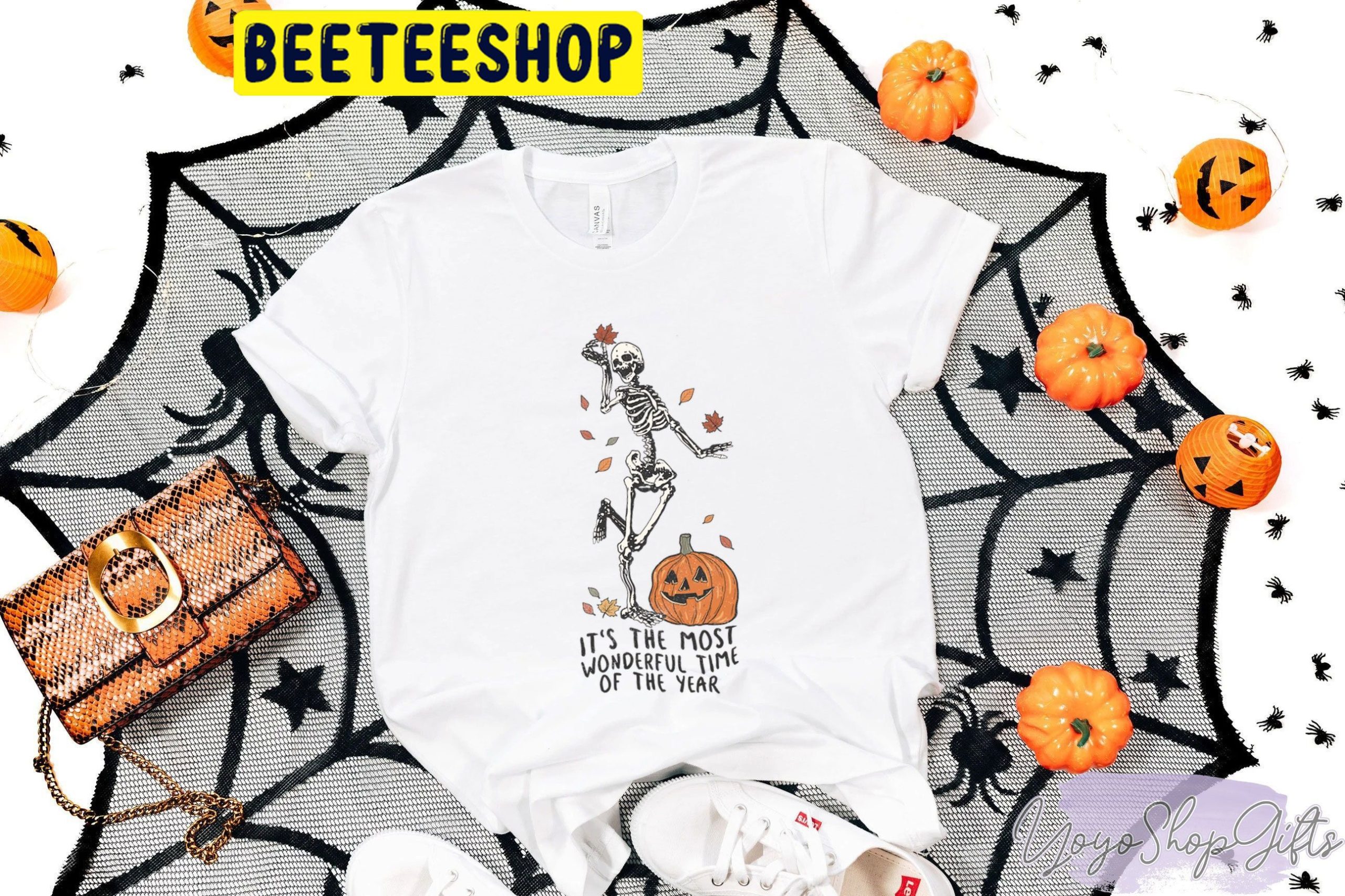 It's The Most Wonderful Time Of The Year Skeleton Dancing HalloweenTrending Unisex Shirt It's The Most Wonderful Time Of The Year Skeleton Dancing HalloweenTrending Unisex Shirt