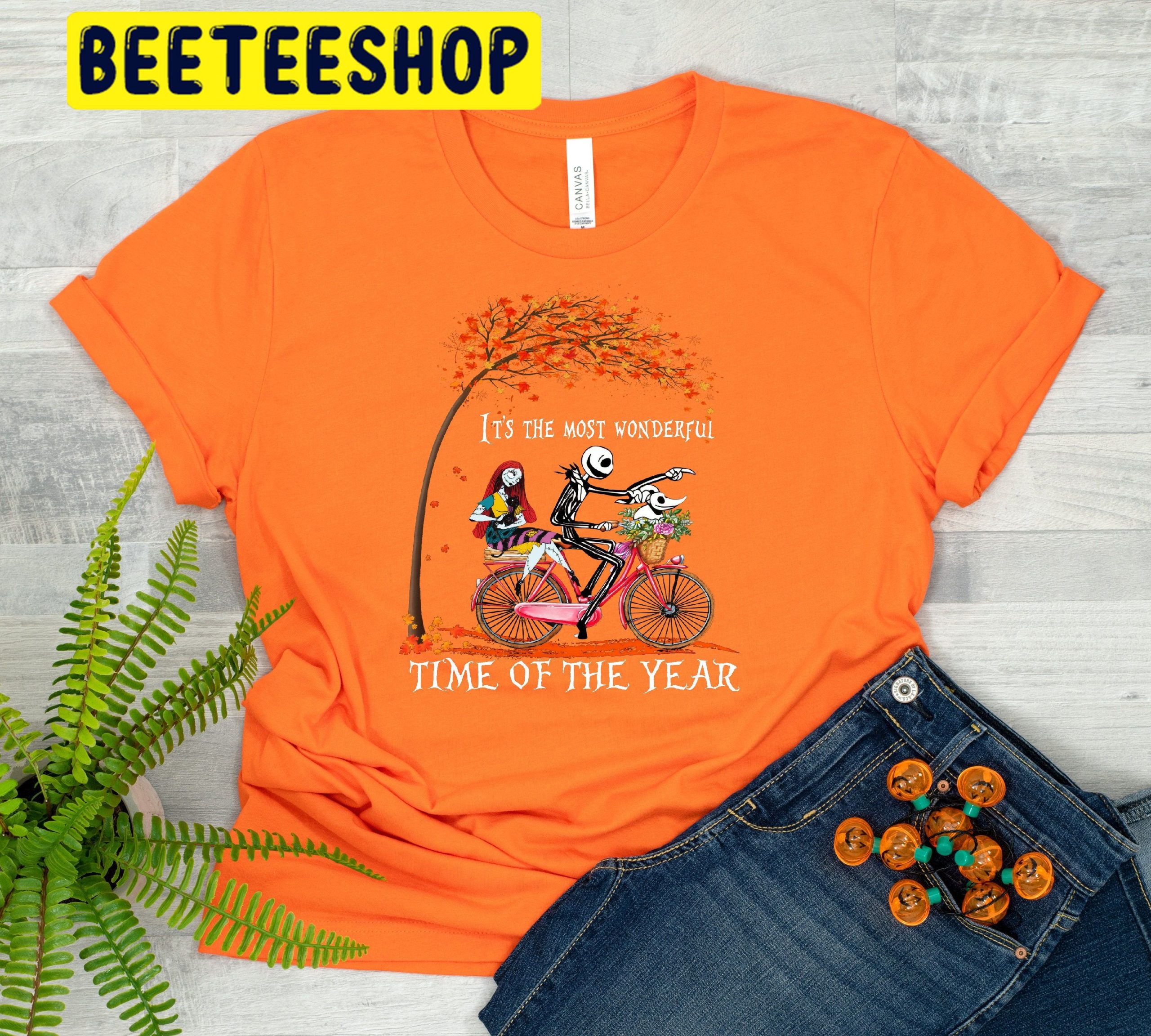 Jack And Sally It's The Most Wonderful Time Of The Year Halloween Trending Unisex Shirt Jack And Sally It's The Most Wonderful Time Of The Year Halloween Trending Unisex Shirt