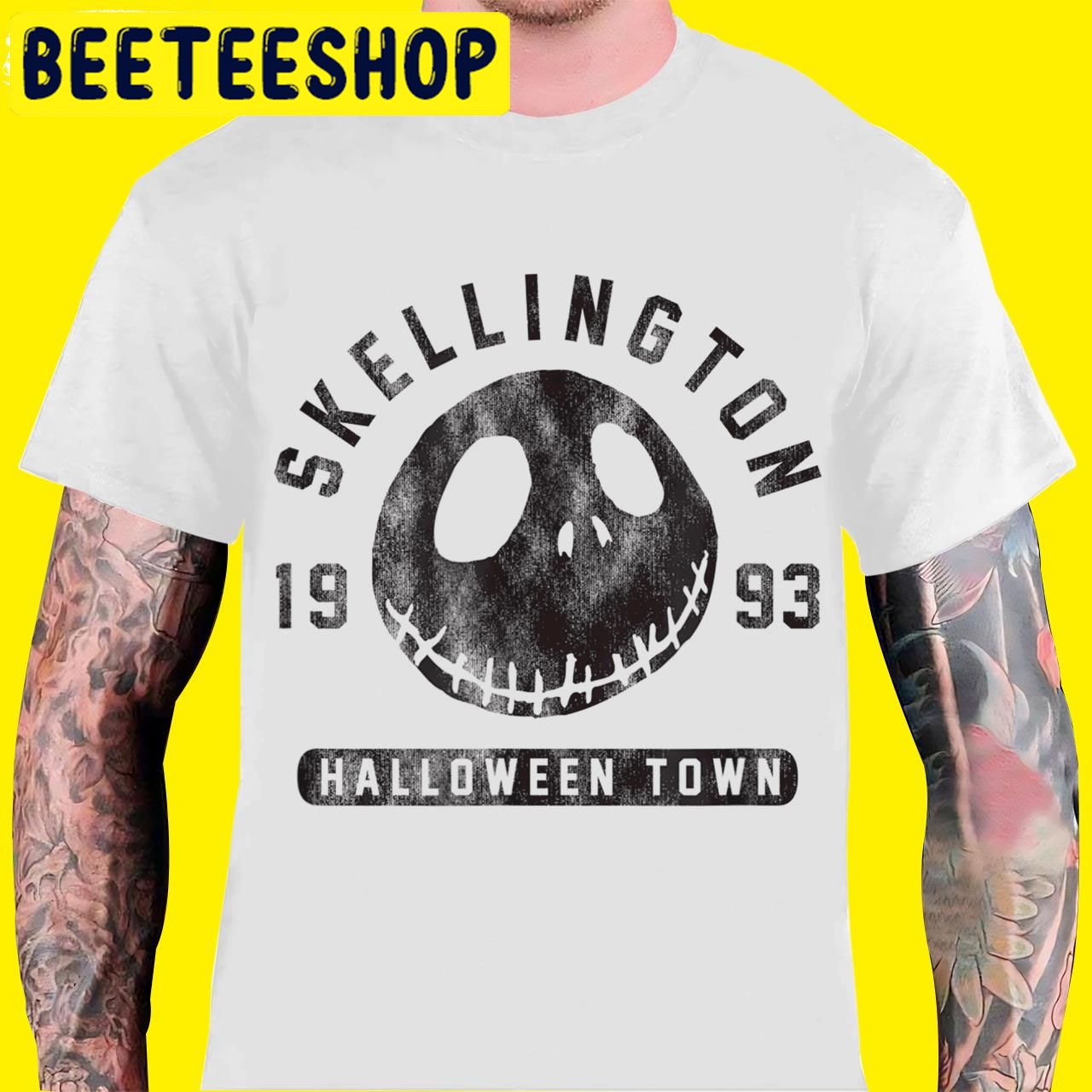 Jack Athletics Nightmare Before Christmas Skellington 1993 Town Halloween Trending Unisex T-Shirt Jack Athletics Nightmare Before Christmas Skellington 1993 Town Halloween Trending Unisex T-Shirt