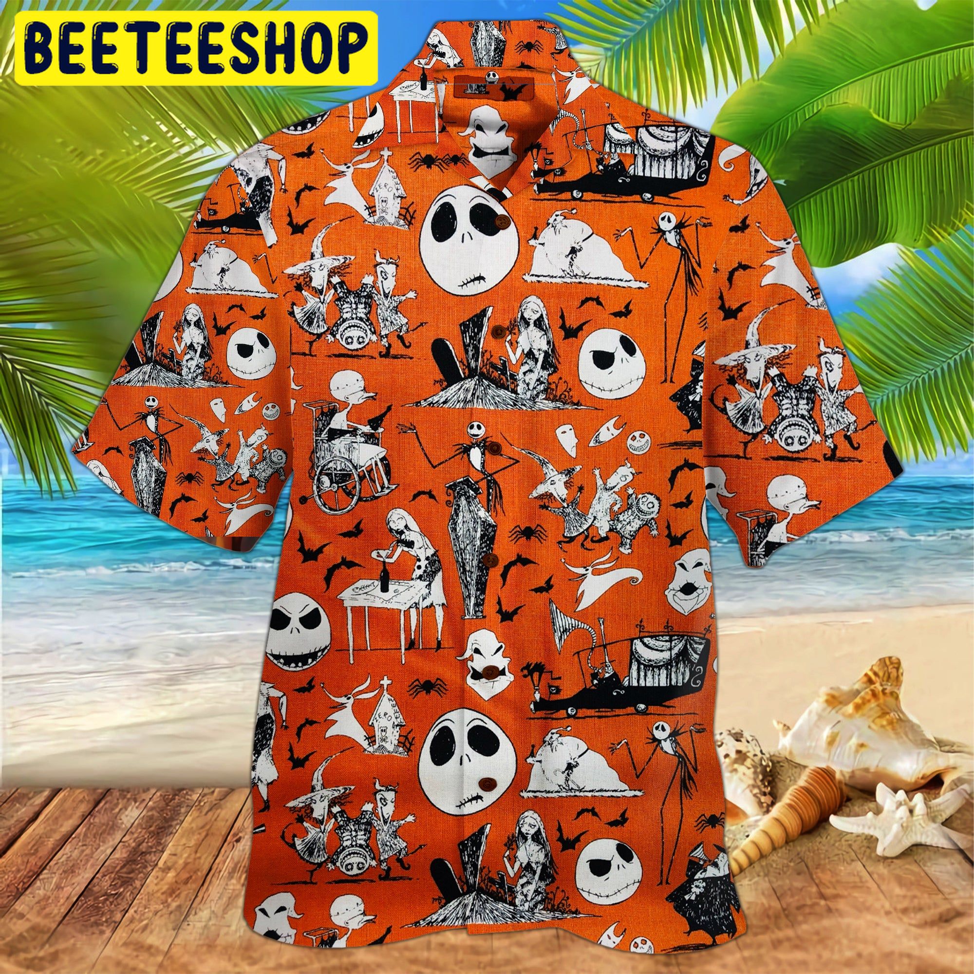 Jack Skellington 3D Trending Hawaiian Shirt Jack Skellington 3D Trending Hawaiian Shirt