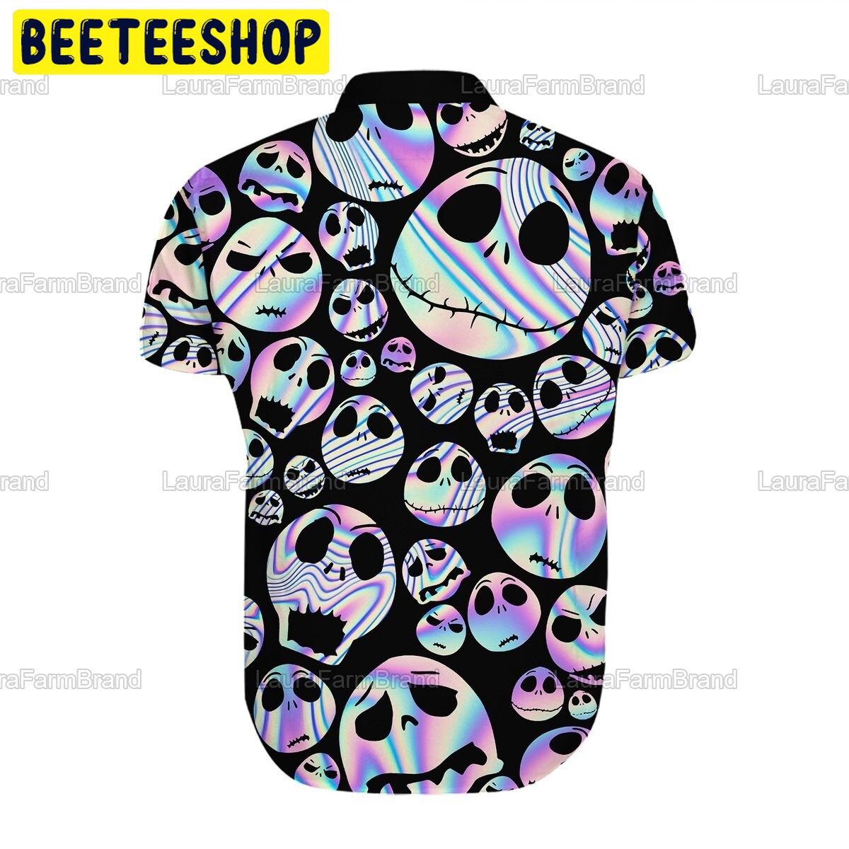 Jack Skellington The Nightmares Before Christmast Halloween Trending Hawaiian Shirt Jack Skellington The Nightmares Before Christmast Halloween Trending Hawaiian Shirt