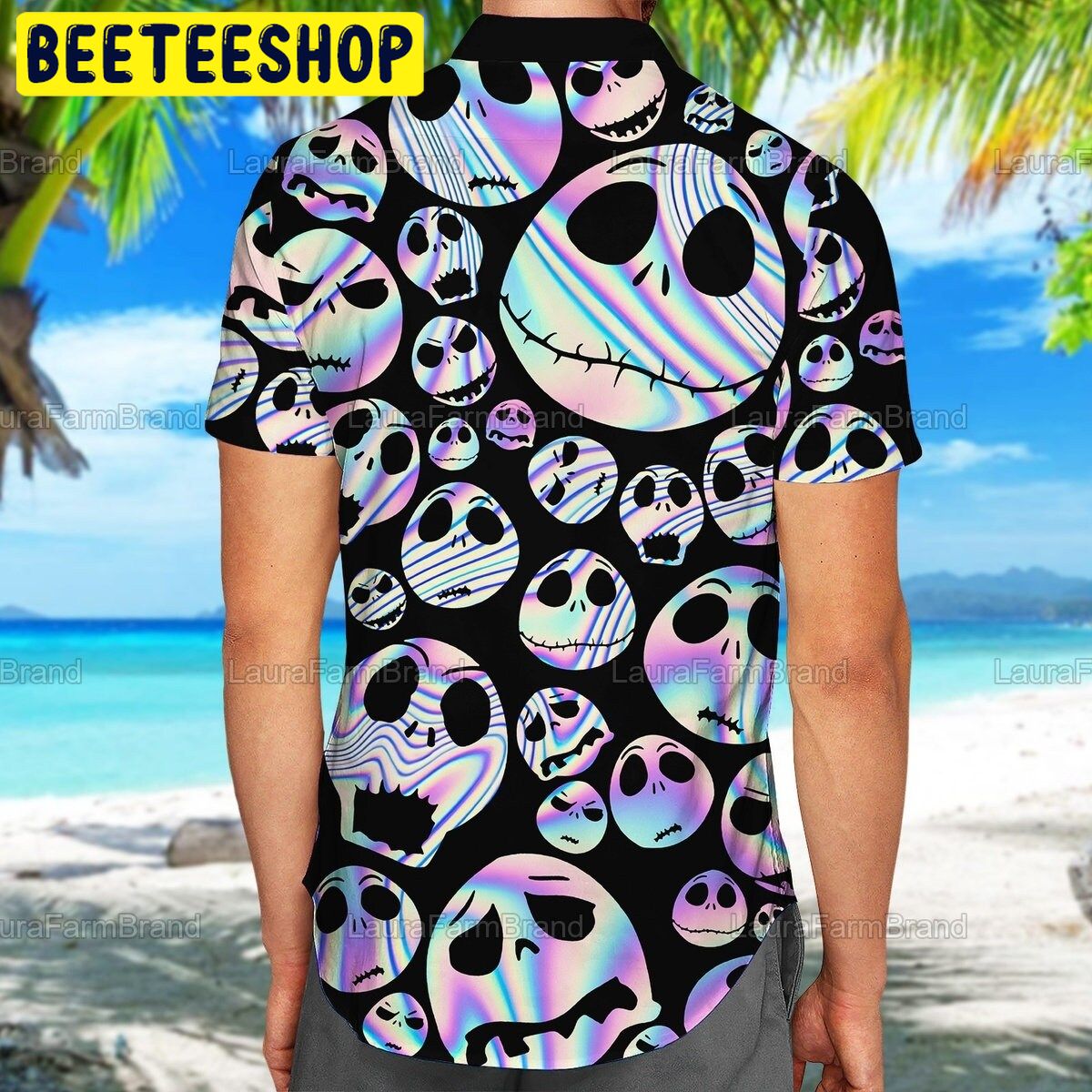Jack Skellington The Nightmares Before Christmast Halloween Trending Hawaiian Shirt Jack Skellington The Nightmares Before Christmast Halloween Trending Hawaiian Shirt