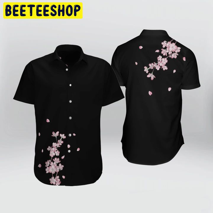 Japanese Aesthetic Sakura Cherry Blossom Art Trending Hawaiian Shirt Japanese Aesthetic Sakura Cherry Blossom Art Trending Hawaiian Shirt