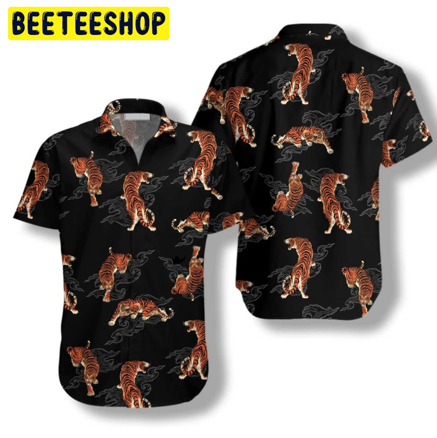Japanese Tiger Trending Hawaiian Shirt Japanese Tiger Trending Hawaiian Shirt
