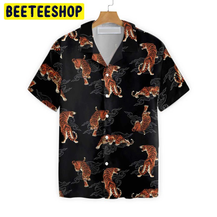 Japanese Tiger Trending Hawaiian Shirt Japanese Tiger Trending Hawaiian Shirt