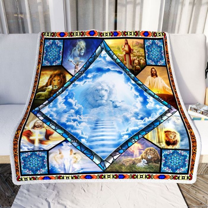 Jesus Christian Lion Comfy Sofa Throw Blanket Jesus Christian Lion Comfy Sofa Throw Blanket