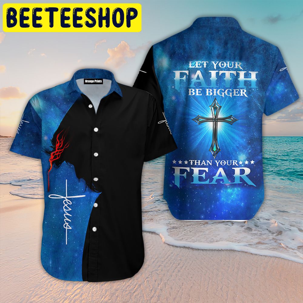 Jesus Let Your Faith Hawaiian Shirt Jesus Let Your Faith Hawaiian Shirt