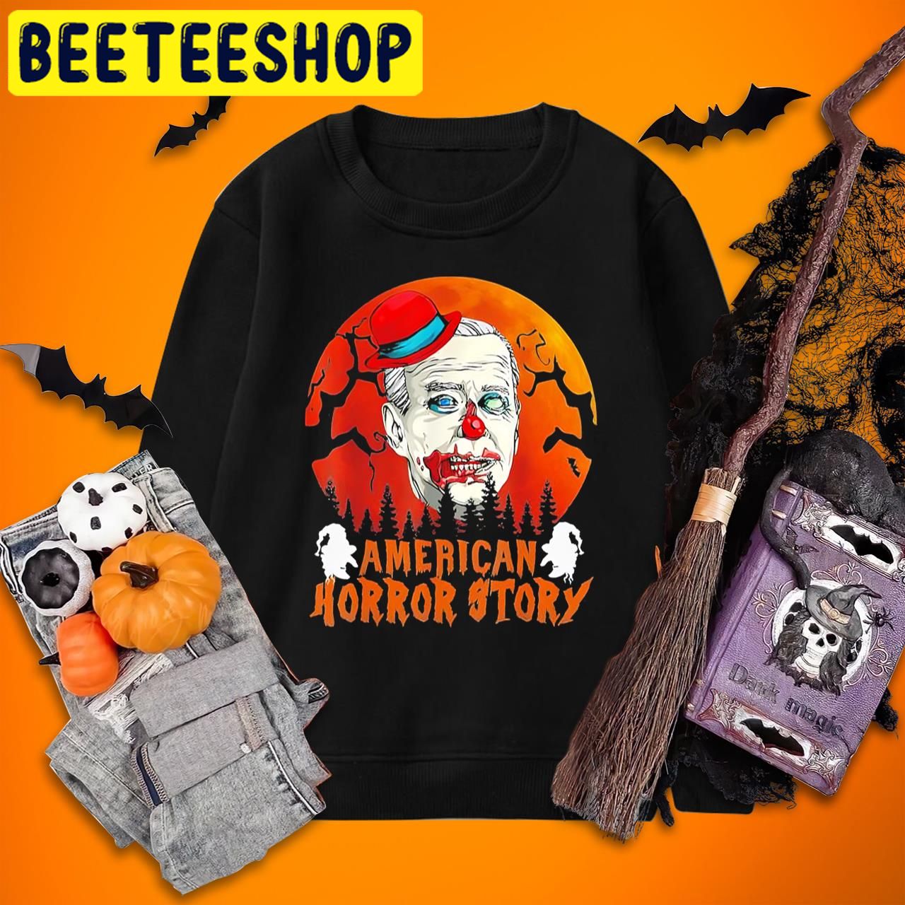 Joe Biden Joe Biden American Clown Horror Story Halloween Trending Unisex T-Shirt Joe Biden Joe Biden American Clown Horror Story Halloween Trending Unisex T-Shirt
