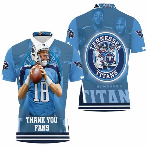 Josh Stewart #18 Tennessee Titans Super Bowl 2021 Afc South Division Champions 3D All Over Print Polo Shirt Josh Stewart #18 Tennessee Titans Super Bowl 2021 Afc South Division Champions 3D All Over Print Polo Shirt