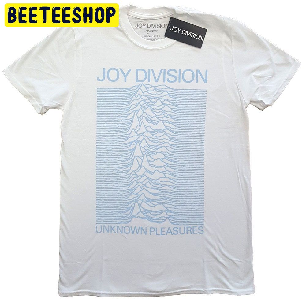 Joy Division Unknown Pleasures Blue On White Trending Unisex Shirt Joy Division Unknown Pleasures Blue On White Trending Unisex Shirt