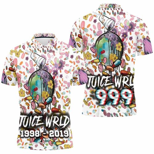 Juice Wrld 999 Future On Drugs Over The World 3D All Over Print Polo Shirt Juice Wrld 999 Future On Drugs Over The World 3D All Over Print Polo Shirt