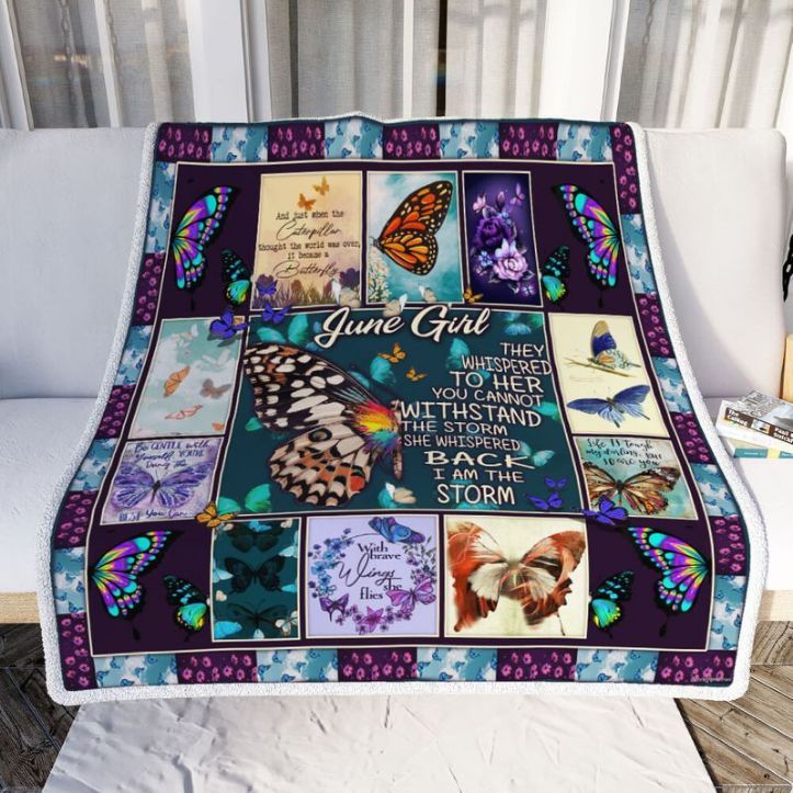 June Girl Butterfly Comfy Sofa Throw Blanket June Girl Butterfly Comfy Sofa Throw Blanket