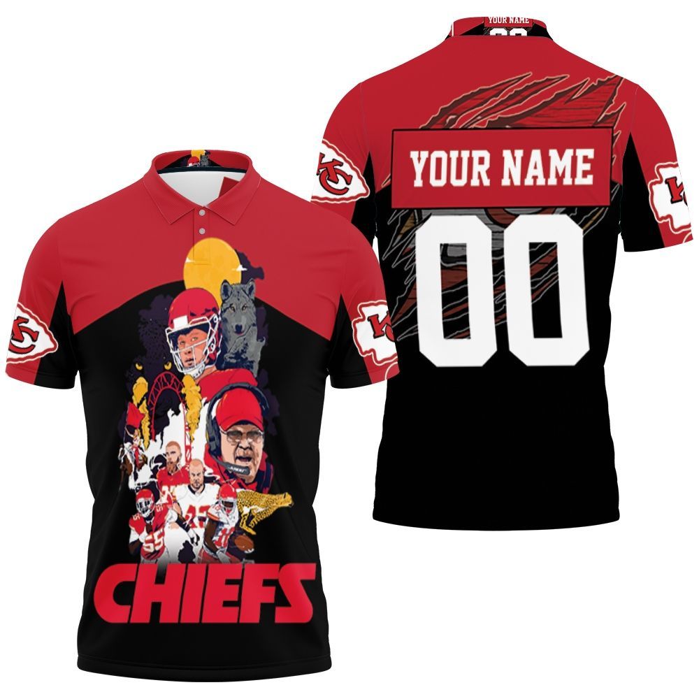 Kansas City Chiefs Andy Reid & Team Wolf Nfl 2020 Super Bowl Personalized 3D All Over Print Polo Shirt Kansas City Chiefs Andy Reid & Team Wolf Nfl 2020 Super Bowl Personalized 3D All Over Print Polo Shirt