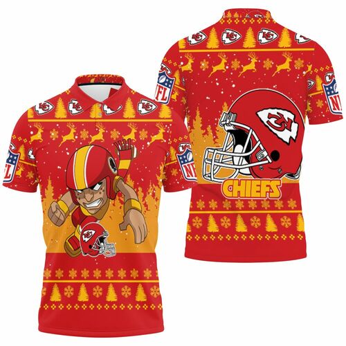 Kansas City Chiefs Helmet Logo Afc West Division Champions Super Bowl 2021 3D All Over Print Polo Shirt Kansas City Chiefs Helmet Logo Afc West Division Champions Super Bowl 2021 3D All Over Print Polo Shirt