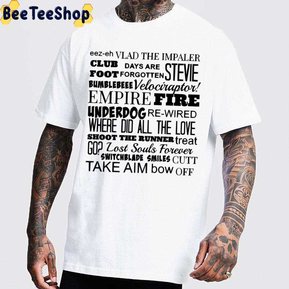 Kasabian Songs Trending Unisex T-Shirt Kasabian Songs Trending Unisex T-Shirt