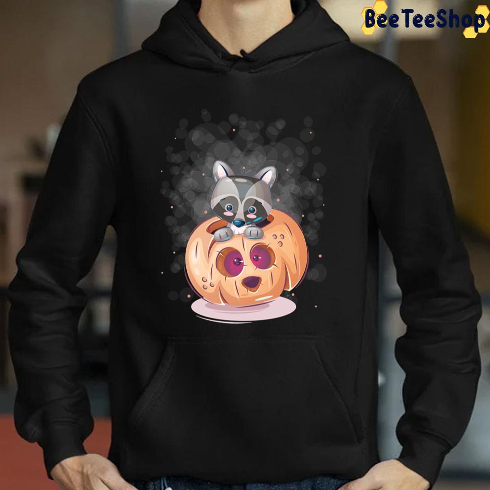 Kawaii Pumpkin Raccoon Trending Unisex T-Shirt Kawaii Pumpkin Raccoon Trending Unisex T-Shirt