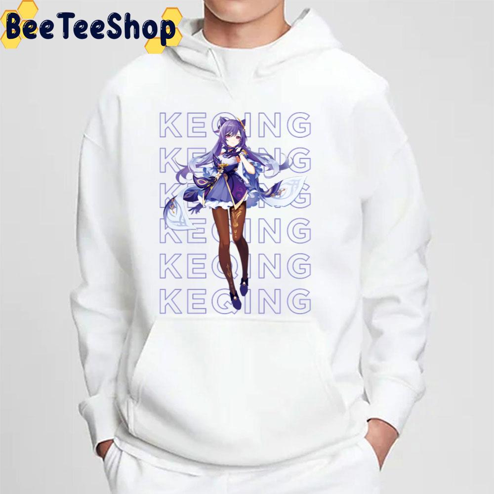 Keqing Design Genshin Impact Trending Unisex T-Shirt Keqing Design Genshin Impact Trending Unisex T-Shirt