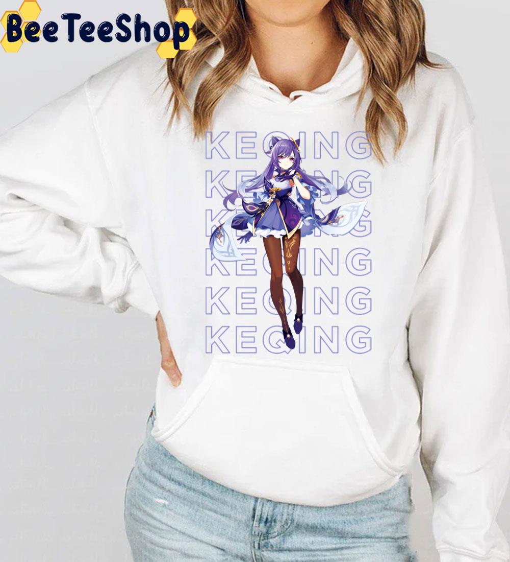 Keqing Design Genshin Impact Trending Unisex T-Shirt Keqing Design Genshin Impact Trending Unisex T-Shirt