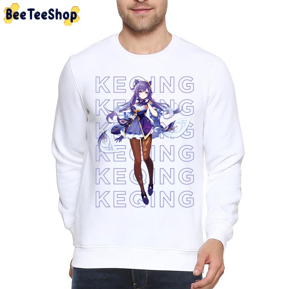 Keqing Design Genshin Impact Trending Unisex T-Shirt Keqing Design Genshin Impact Trending Unisex T-Shirt